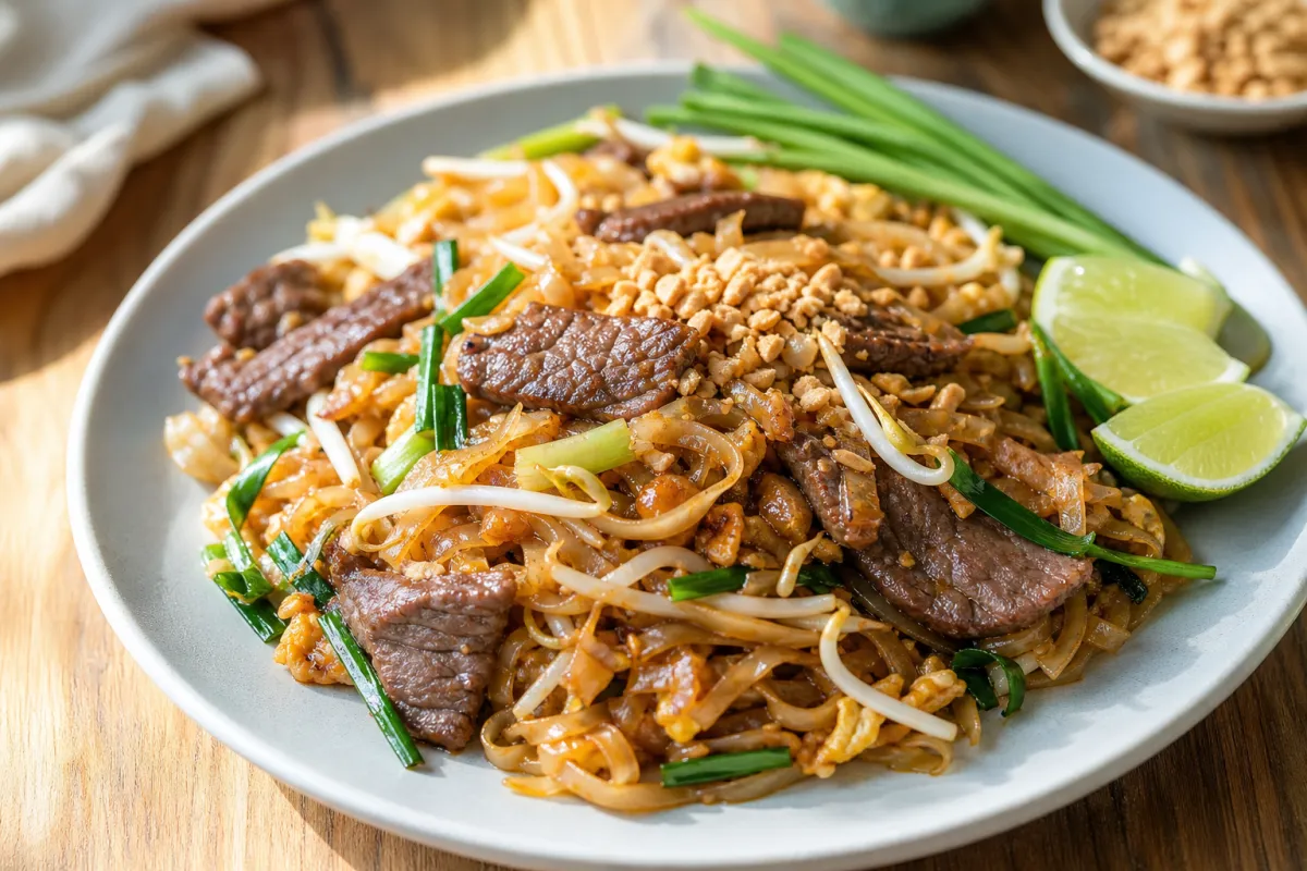 Pad Thai z wołowiną