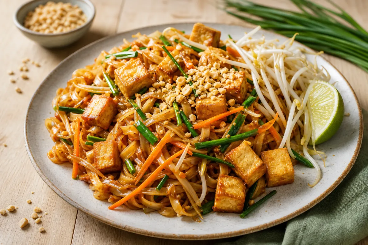 Pad Thai z tofu — wersja wegańska